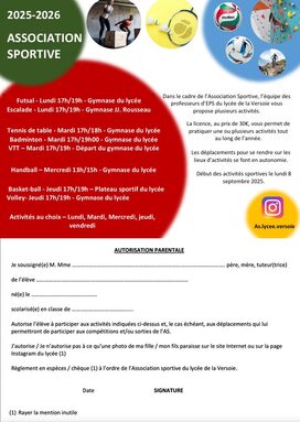 Flyer AS 2025-2026